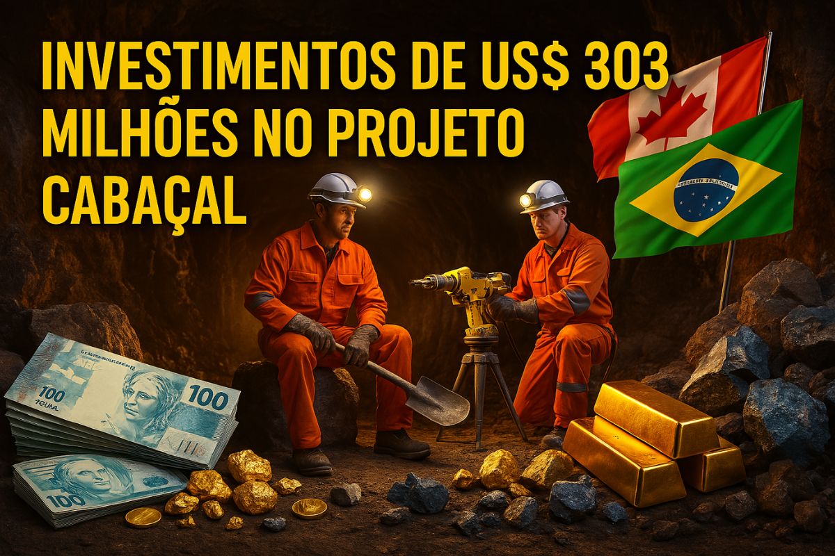 Projeto Cabaçal da Meridian terá investimento de US$ 303 milhões para extrair ouro, prata e cobre no Mato Grosso. Operação começa em 2026 com retorno acelerado.