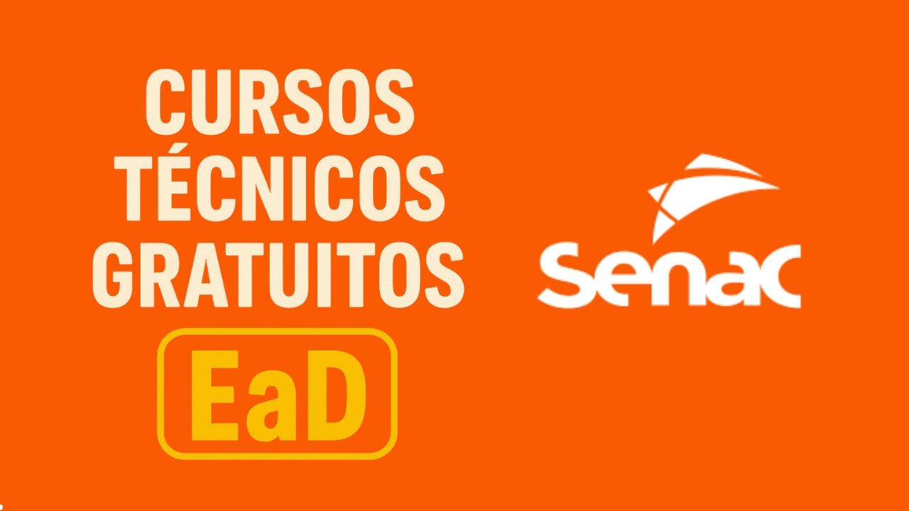 Senac abre 4.742 vagas para cursos técnicos gratuitos EaD no RS até 27 de abril: Saiba como realizar sua inscrição