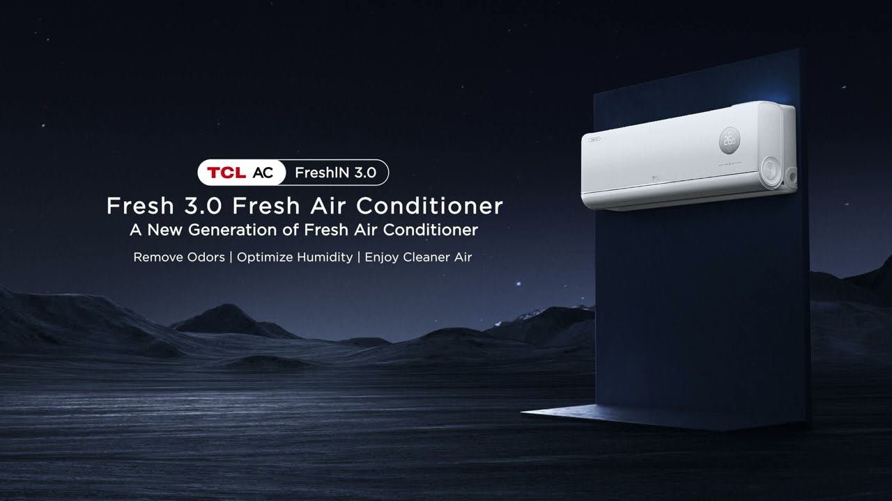 TCL anuncia novo ar-condicionado com comando de voz offline e renovação de ar inteligente