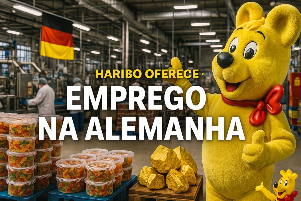 Haribo oferece vagas de emprego na Alemanha com salários atrativos e oportunidades em diversas áreas