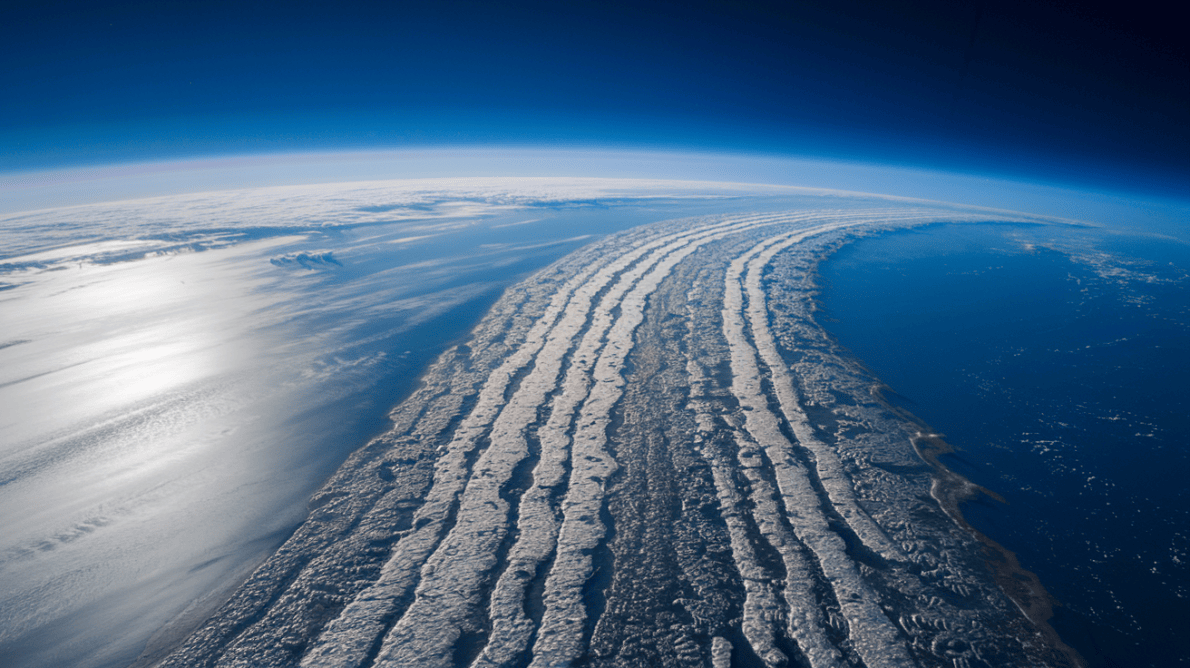 Você sabia que há um mar de plástico visível do espaço