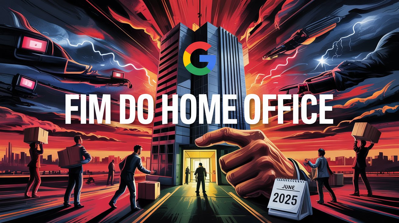 Google vai demitir quem recusar o retorno ao escritório em 2025. Regras rígidas e tensão entre quem já vivia em home office total!