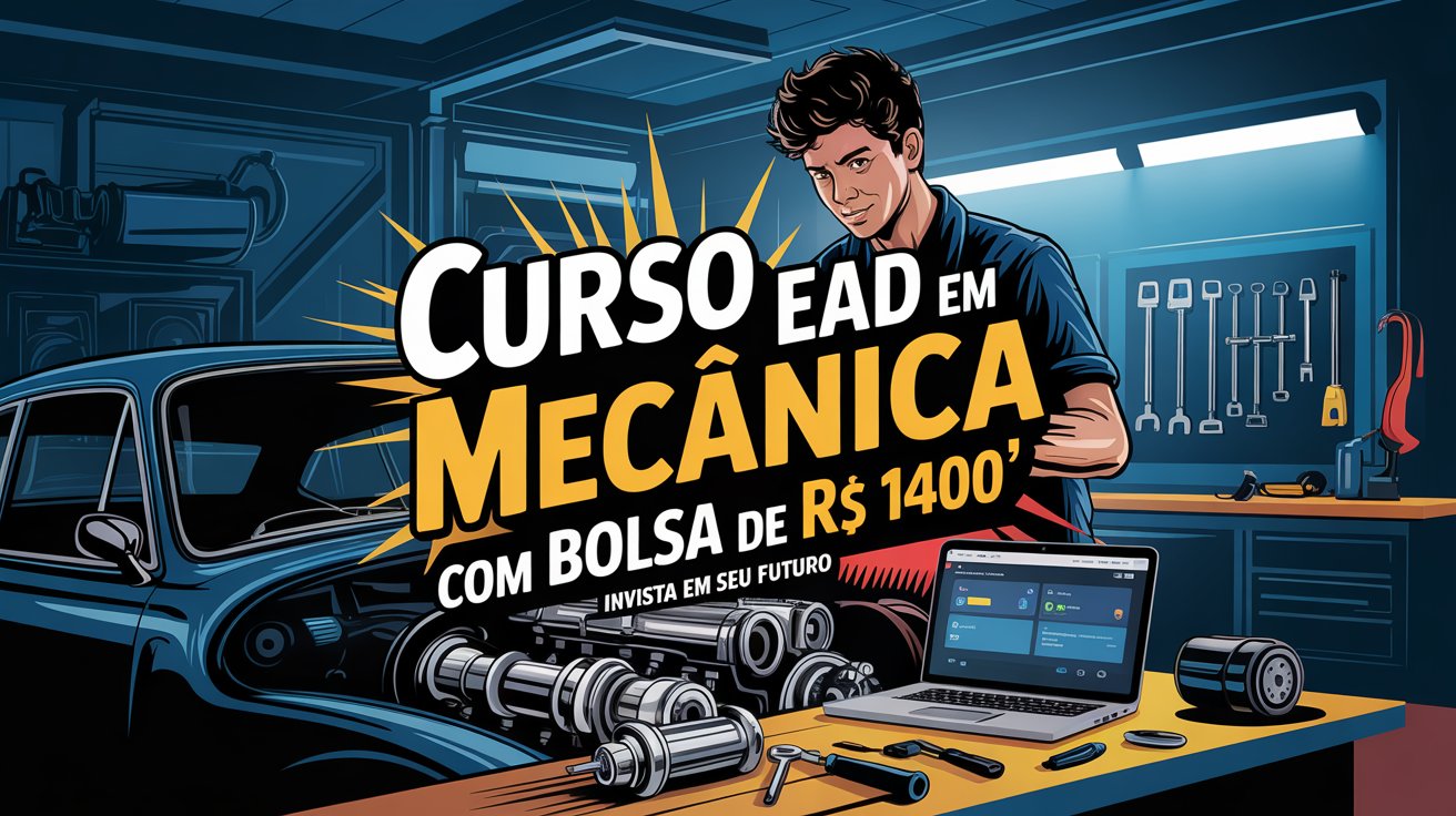 Inscreva-se no curso técnico EaD em Mecânica com bolsa e experiência prática na XCMG. Transforme sua carreira agora!