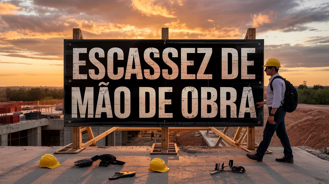 Construção civil vive um apagão de trabalhadores: jovens abandonam profissões tradicionais e o setor busca se reinventar com tecnologia e qualificação.