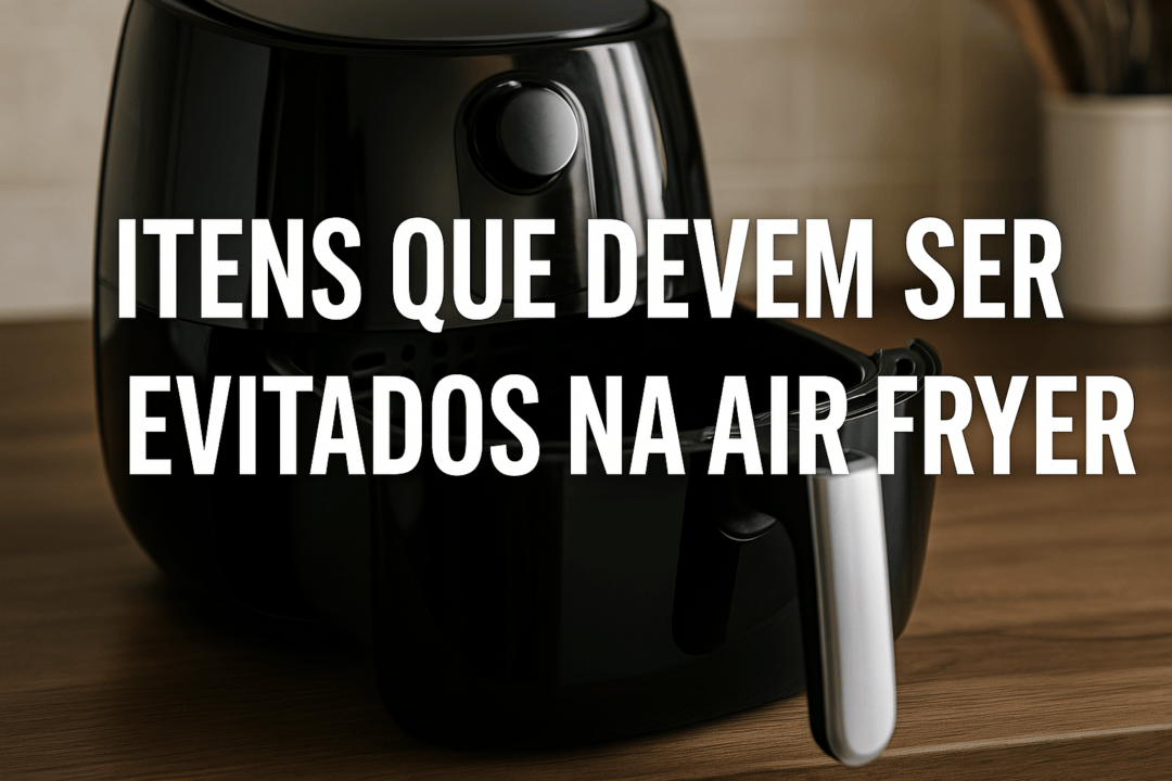 Itens que devem ser evitados, Air Fryer, Riscos, Itens proibidos