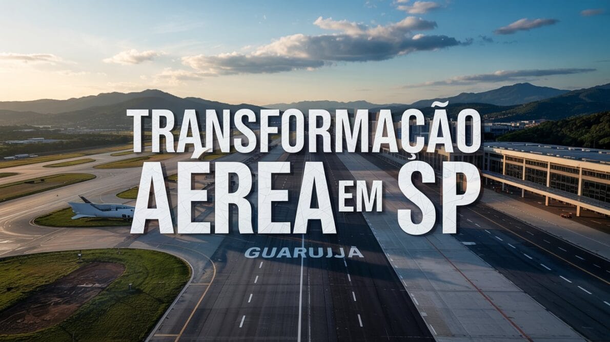 Novo aeroporto no Guarujá recebe pista liberada para voos. Infraestrutura vai transformar o transporte aéreo e aumentar o turismo no litoral paulista.