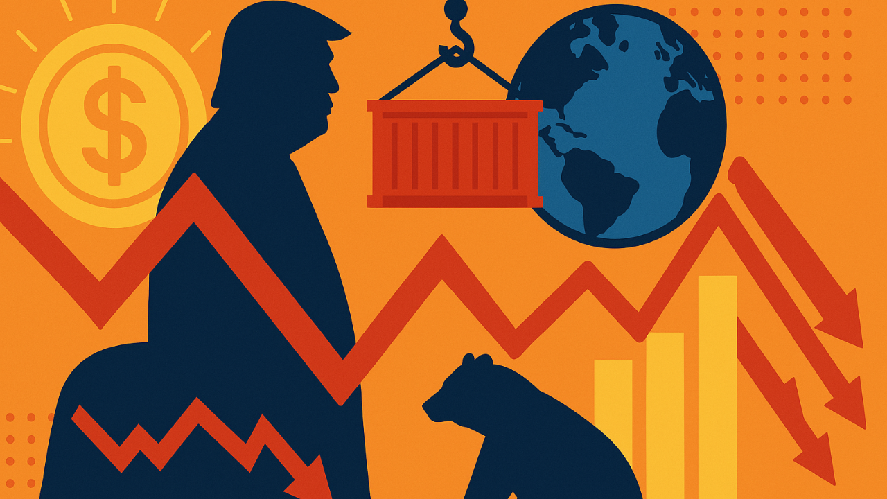 Dólar recua após novas tarifas de Trump, enquanto o Ibovespa acompanha a queda dos mercados globais. Entenda os impactos na economia!