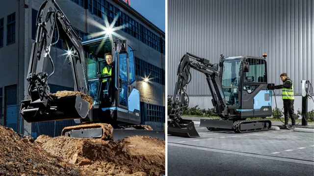 Escavadeira elétrica da Hyundai, Escavadeira elétrica, Hyundai