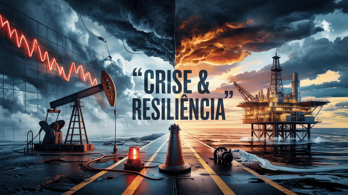 Petrobras reage à queda do petróleo com projetos resistentes ao Brent abaixo de US$ 60 e aposta no gás como nova força do setor. (Imagem: Reprodução/Canva)