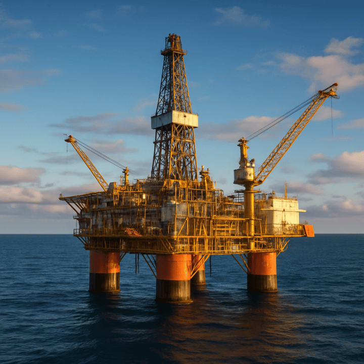 como funciona plataforma petróleo