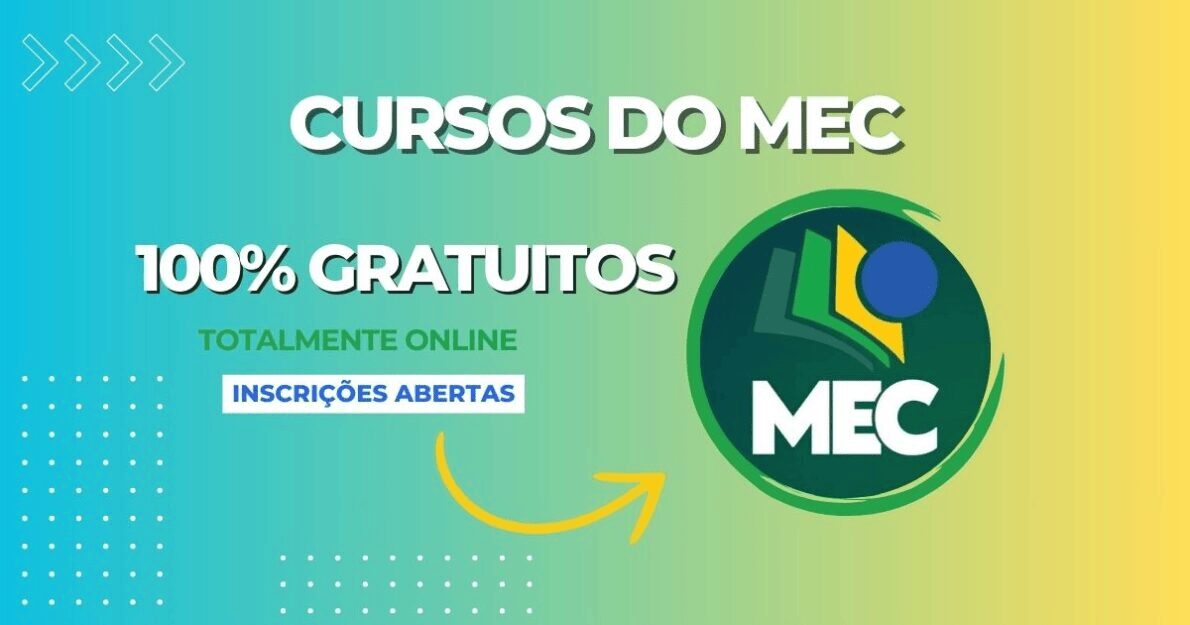 Cursos gratuitos do MEC oferecem capacitação on-line com certificado. Aprenda mais e se qualifique sem sair de casa!