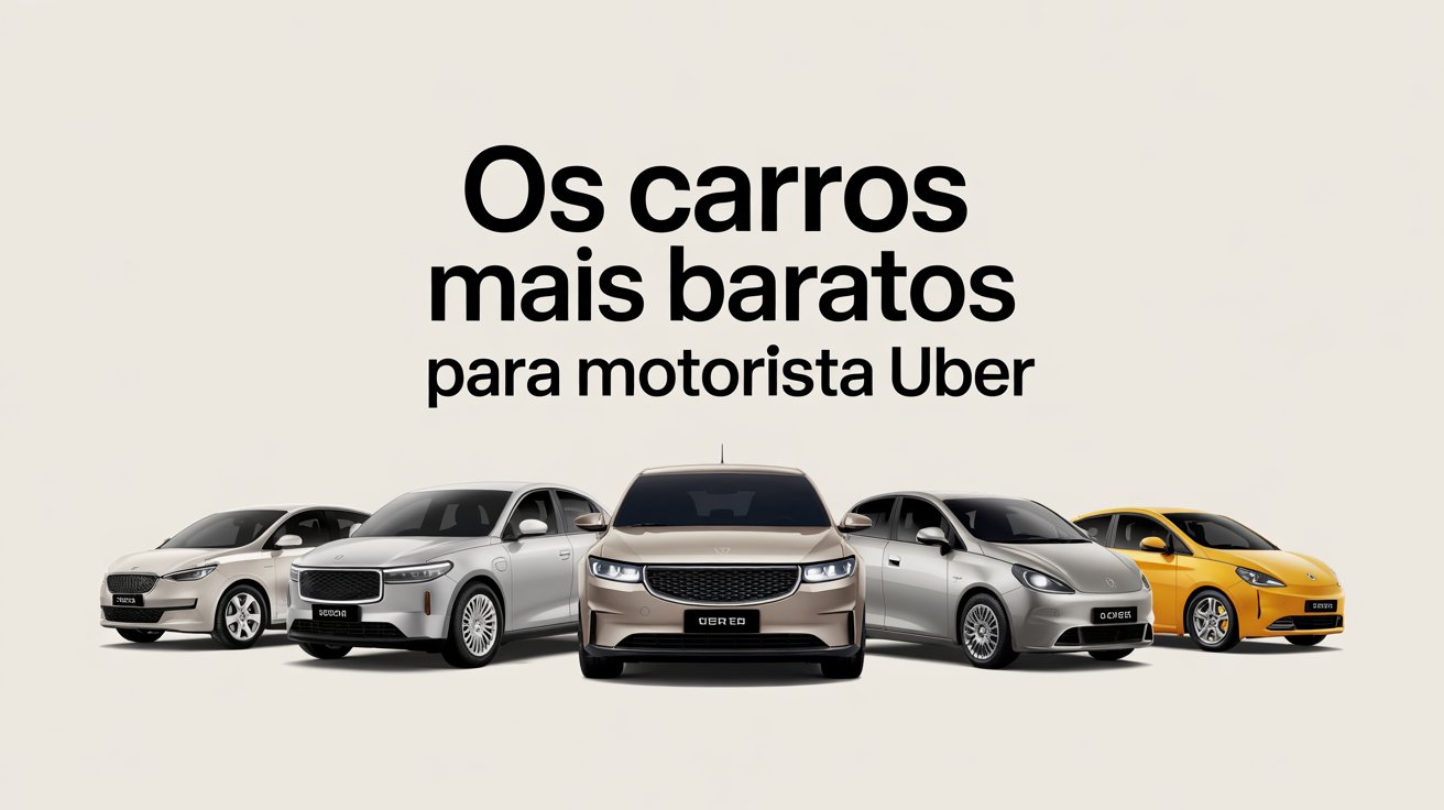 Descubra os 7 carros mais baratos para trabalhar como Uber Black em 2025, com conforto e sofisticação, sem comprometer o seu orçamento.