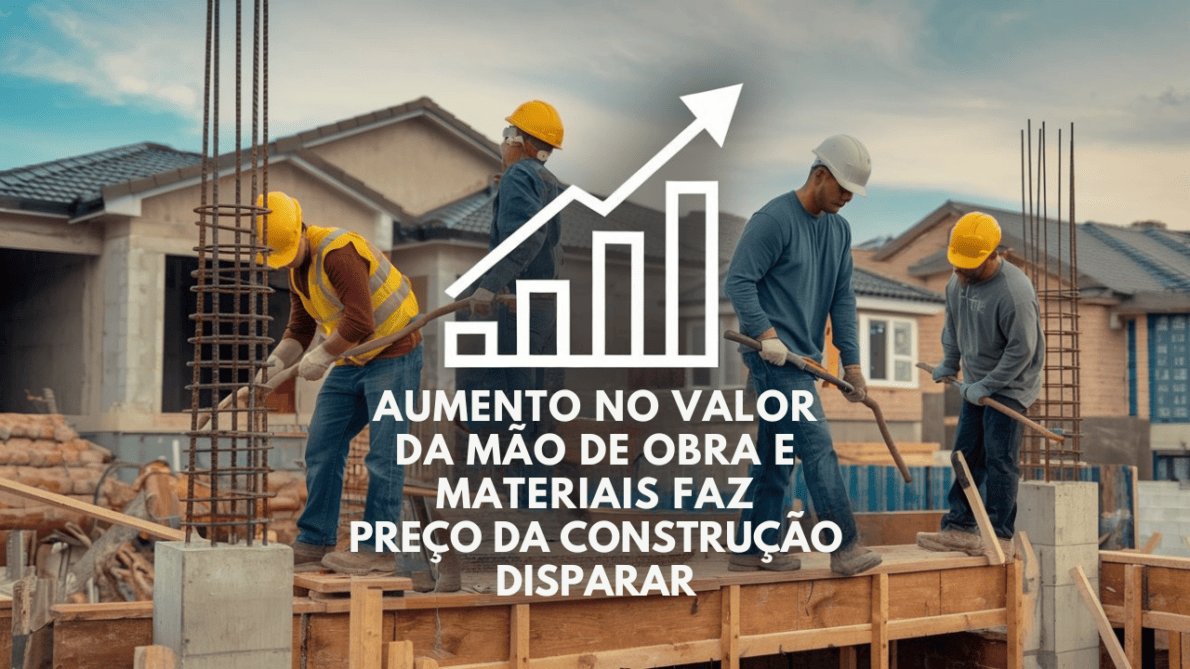 Custos da construção civil sobem 0,35% em março, impulsionados por aumentos nos preços dos materiais e reajustes na mão de obra, segundo o IBGE.