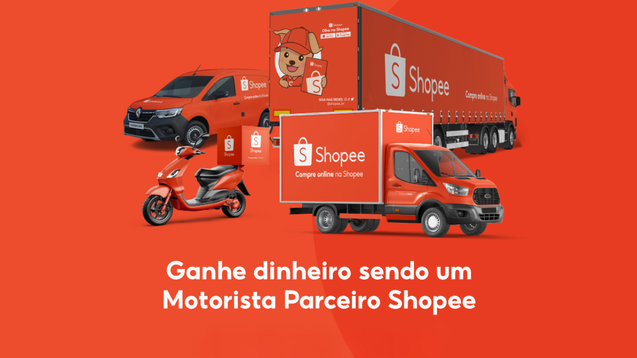 Shopee abre vagas para entregadores parceiros com cadastro online, horários flexíveis e possibilidade de ganhos extras por entrega.