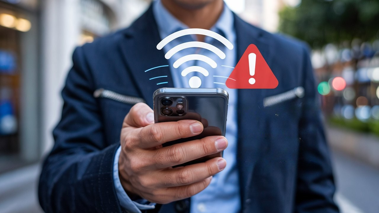 Deixar o Wi-Fi do celular ligado fora de casa pode comprometer a segurança, expondo dados e localização. Desative-o para evitar ataques cibernéticos.