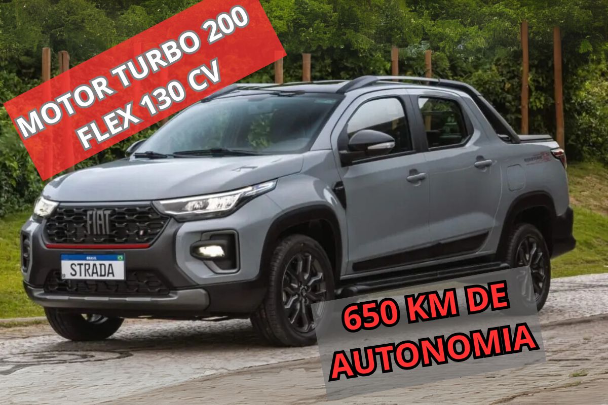 Fiat - Fiat Strada - Motor Turbo - Turbo flex - Flex 200