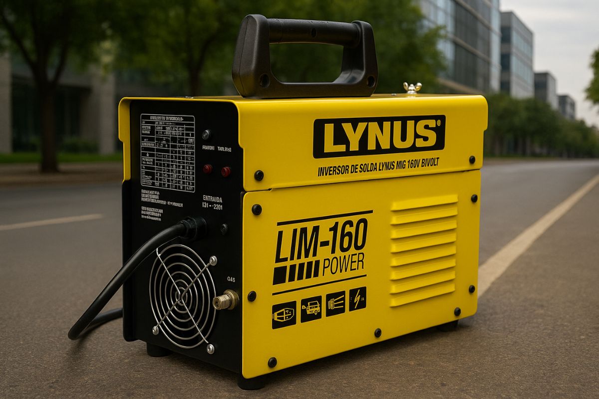 Procurando a máquina solda tudo mais barata e completa? 🔥 Lynus LIM 160 Power: bivolt, MIG/MMA/TIG