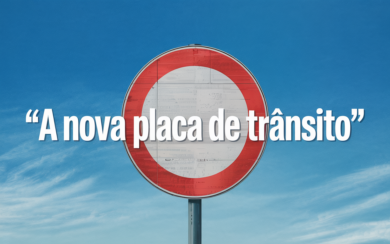 A nova placa de trânsito com círculo vermelho e centro branco está confundindo motoristas — saiba o que ela realmente significa