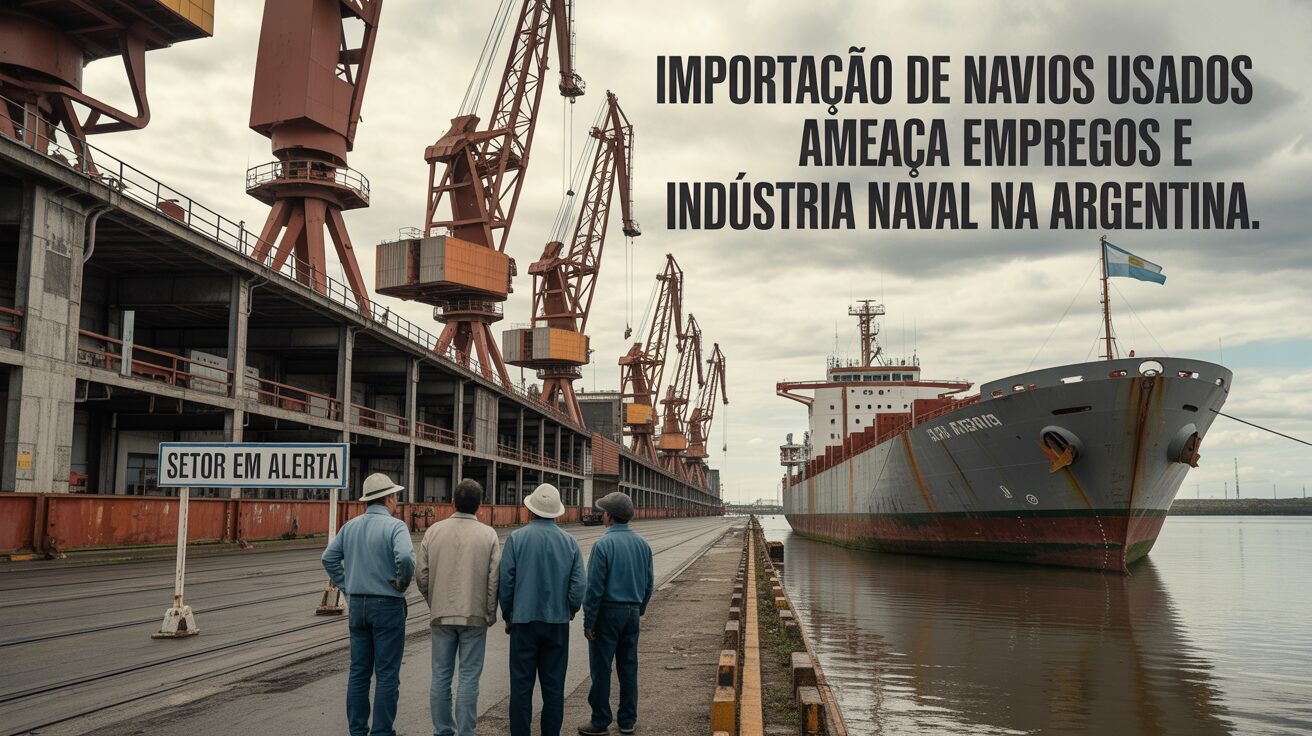 Argentina estuda liberar importação de embarcações usadas e preocupa setor naval, que teme retrocesso e demissões