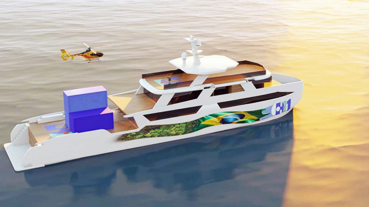 Brasil desenvolve tecnologia pioneira para barcos a hidrogênio e modelo revolucionário será apresentado ao mundo durante a COP30!