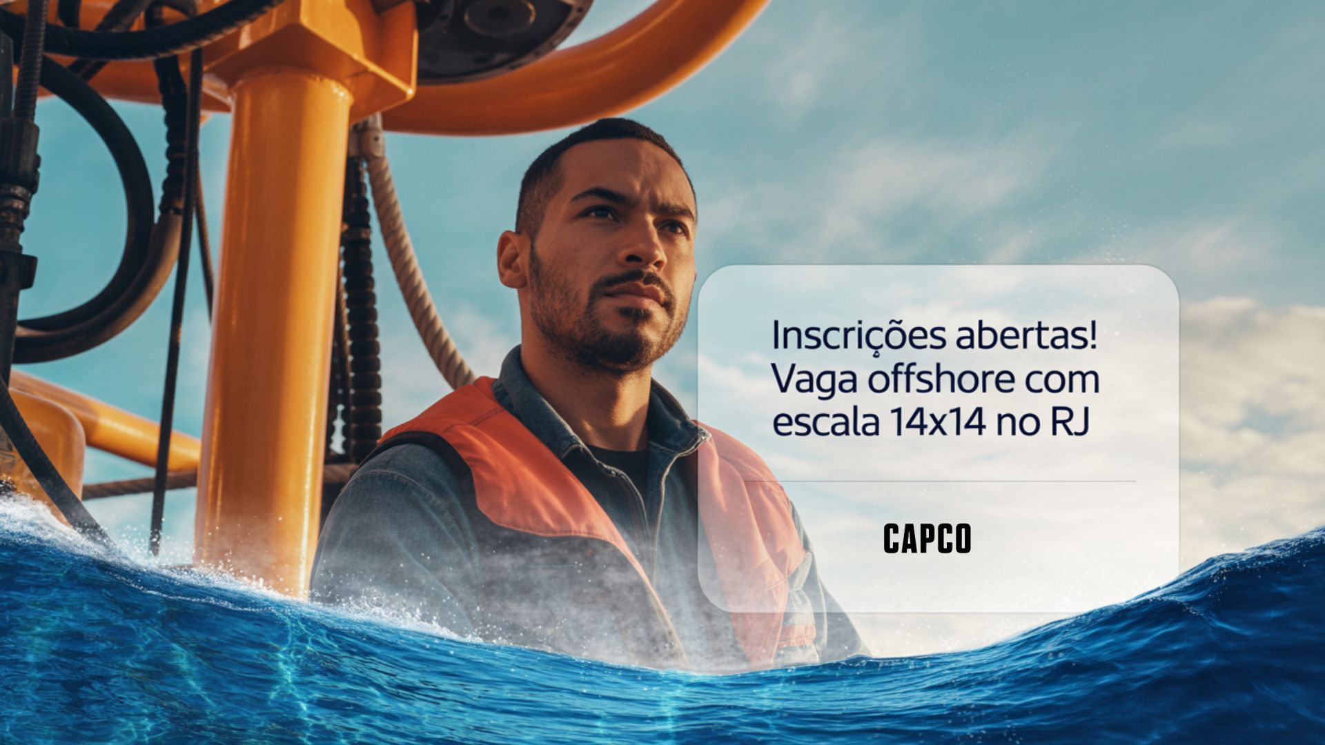 CAPCO abre vaga offshore para Técnico de Segurança do Trabalho com atuação embarcada no Rio de Janeiro
