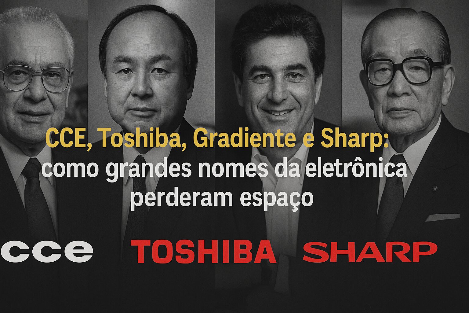 CCE, Toshiba, Gradiente e Sharp