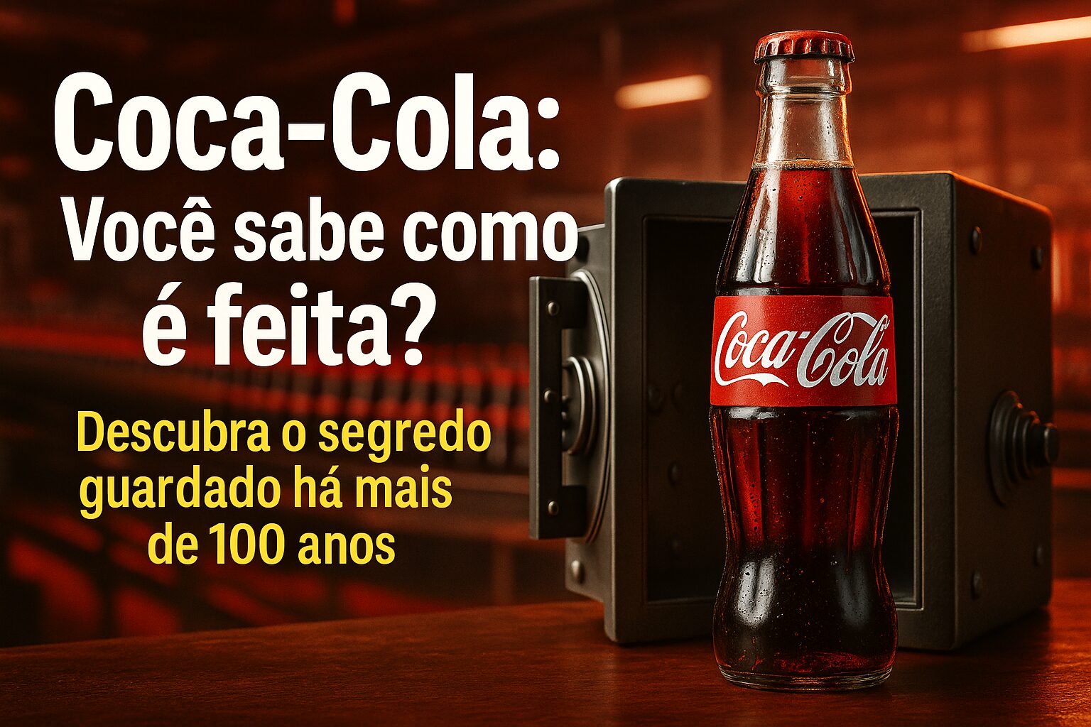 coca-cola -como é feito a coca-cola - receita da coca-cola - refrigerante - bebida não alcoólica - fábrica da coca-cola