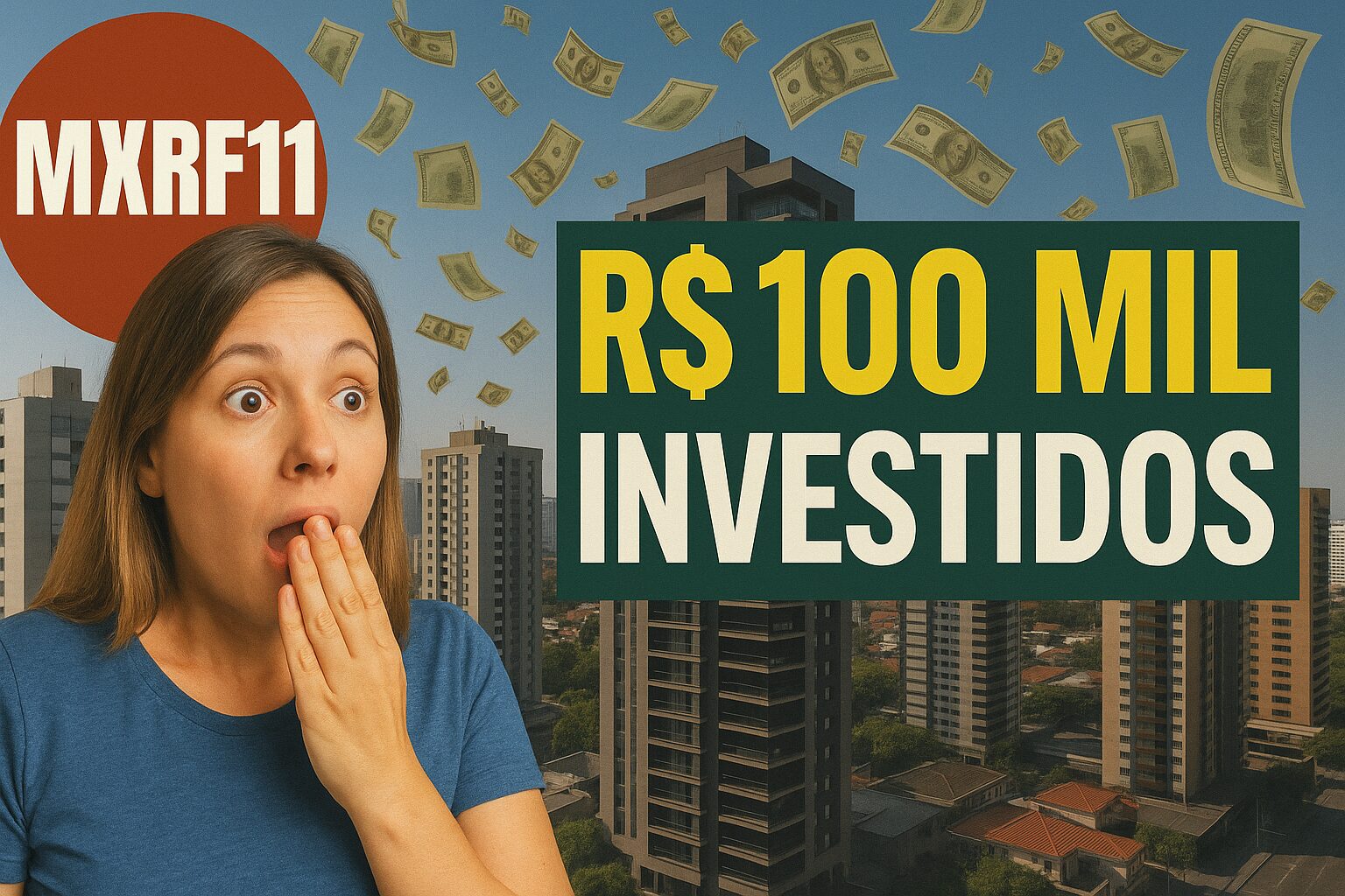 Fundos imobiliários: Quanto rende por mês R$ 100 mil investidos em MXRF11