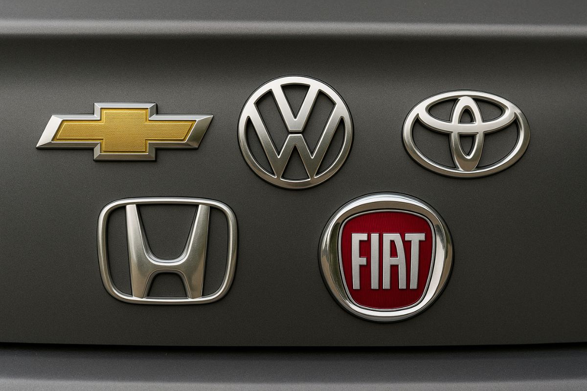 Chevrolet - Volkswagen - Toyota - Honda - Fiat - carros