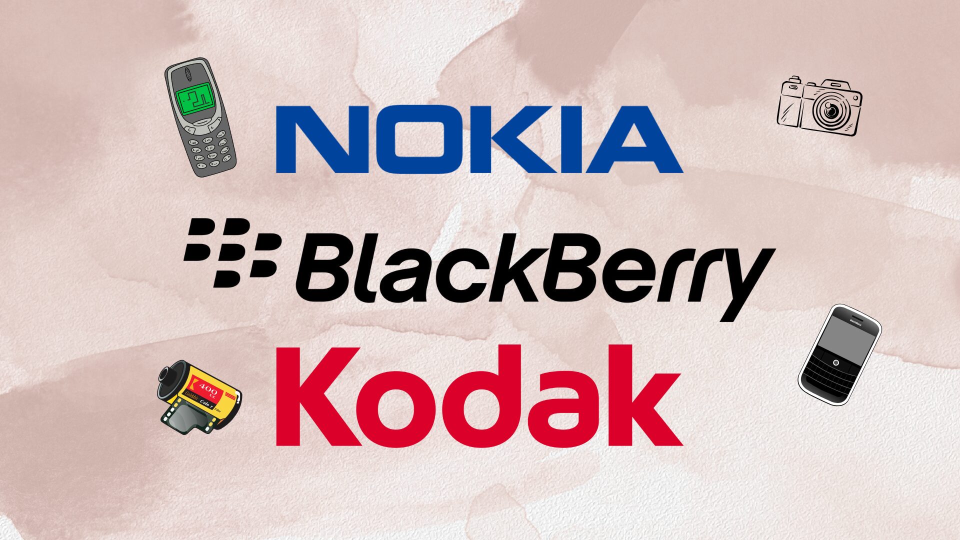 kodak - blackcherry - nokia - empresas - tecnologia