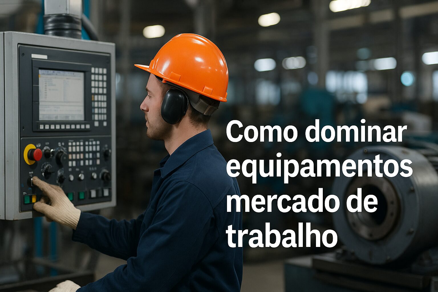 Profissional manuseando equipamentos modernos em ambiente de trabalho corporativo.
