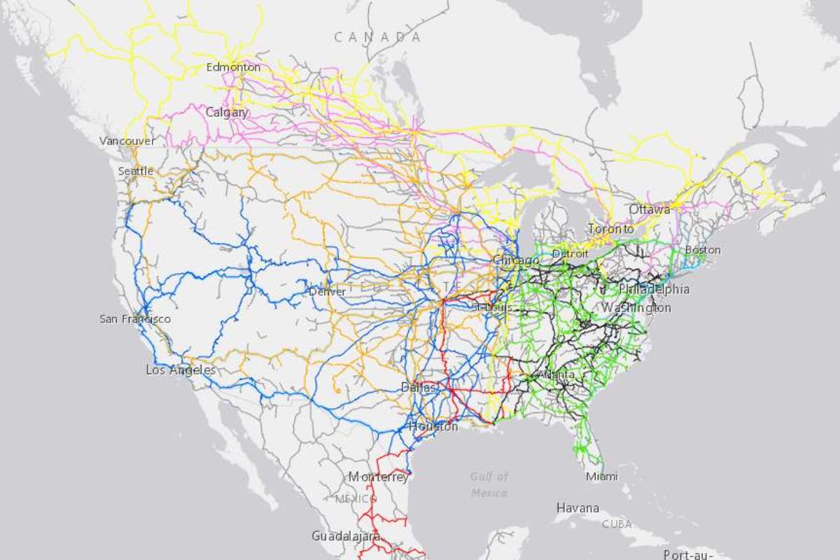 A maior rede ferroviária do mundo é dos EUA! 🇺🇸 Extensão, domínio de cargas, impacto econômico e o futuro dos trilhos