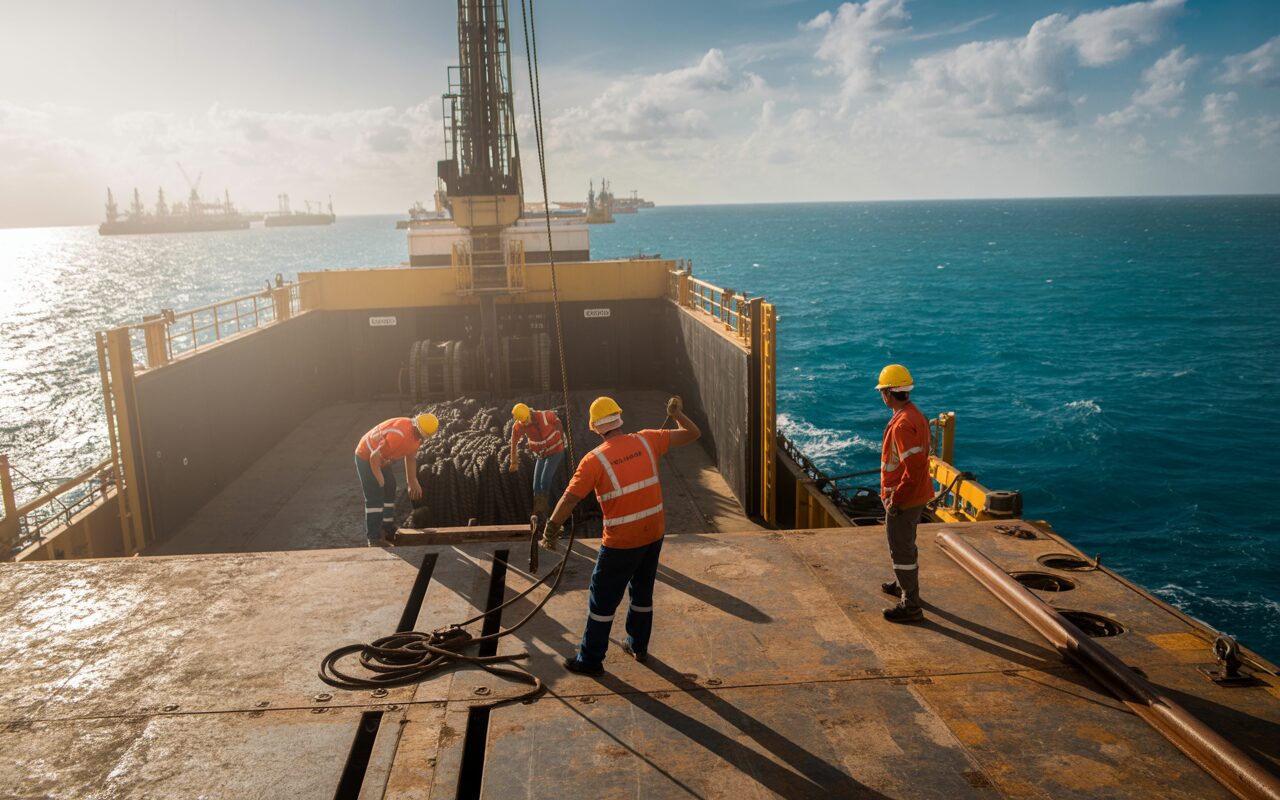 Forship realiza processo seletivo em Macaé para vaga offshore de Auxiliar de Movimentação de Cargas