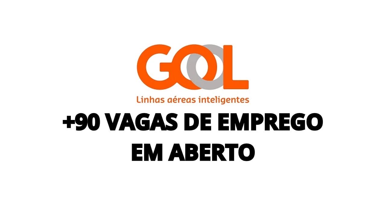 Gol Linhas Aéreas abre mais de 90 vagas com salários competitivos e benefícios exclusivos como passagens aéreas com desconto!