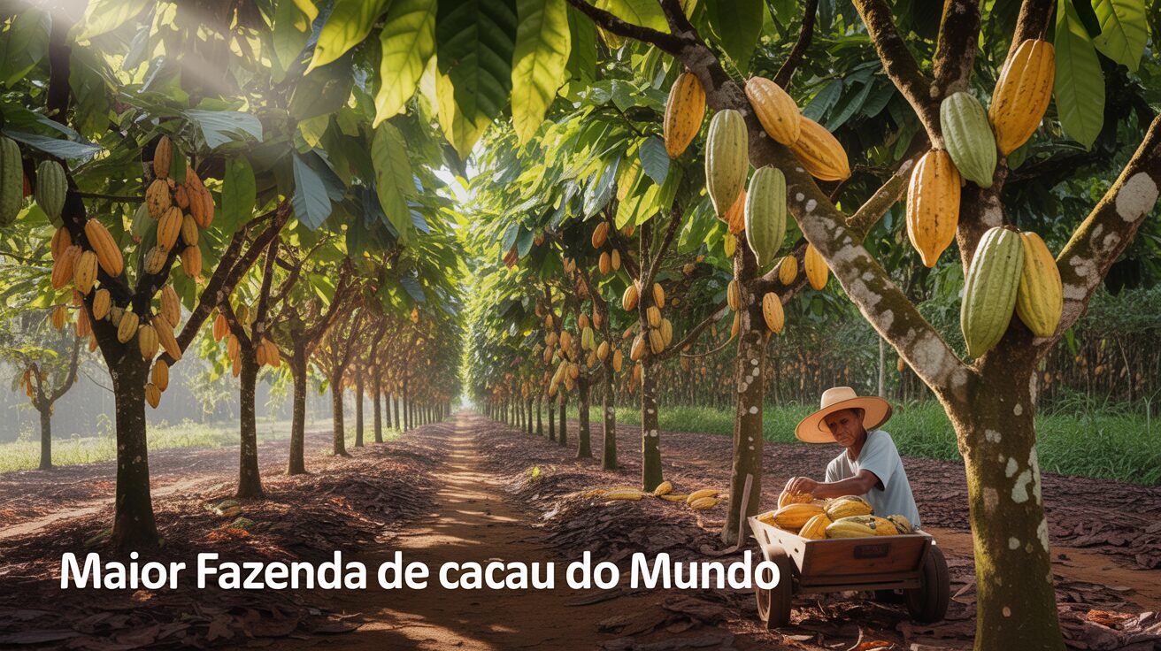 Maior fazenda de cacau do mundo - Rei do Cacau - investimento