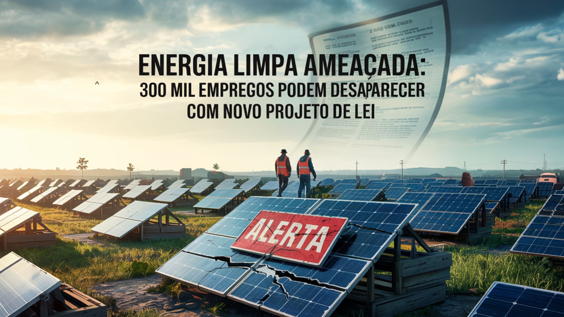 Novo projeto de lei planeja eliminar incentivos à energia limpa e colocar 300 mil empregos em risco, principalmente no setor de energia solar dos EUA