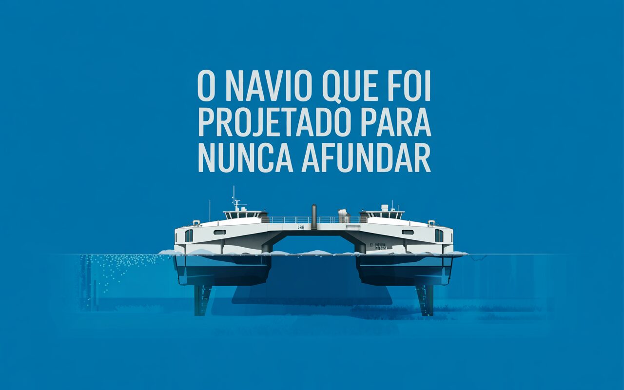 O navio que foi projetado para nunca afundar