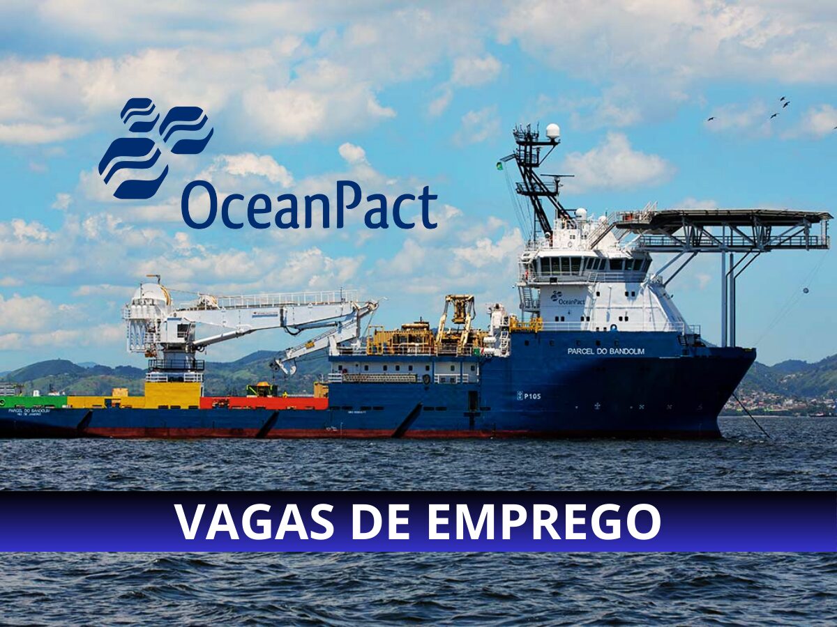 Gigante no setor marítimo, a OceanPact abriu quatro vagas de emprego para Oficial de Quarto Náutico no Rio de Janeiro.
