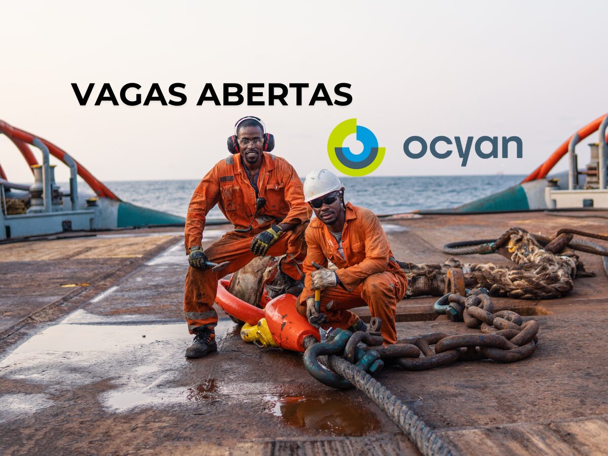 As vagas de emprego da Ocyan abrangem áreas técnicas e operacionais, com foco em profissionais qualificados para atuação on e offshore.