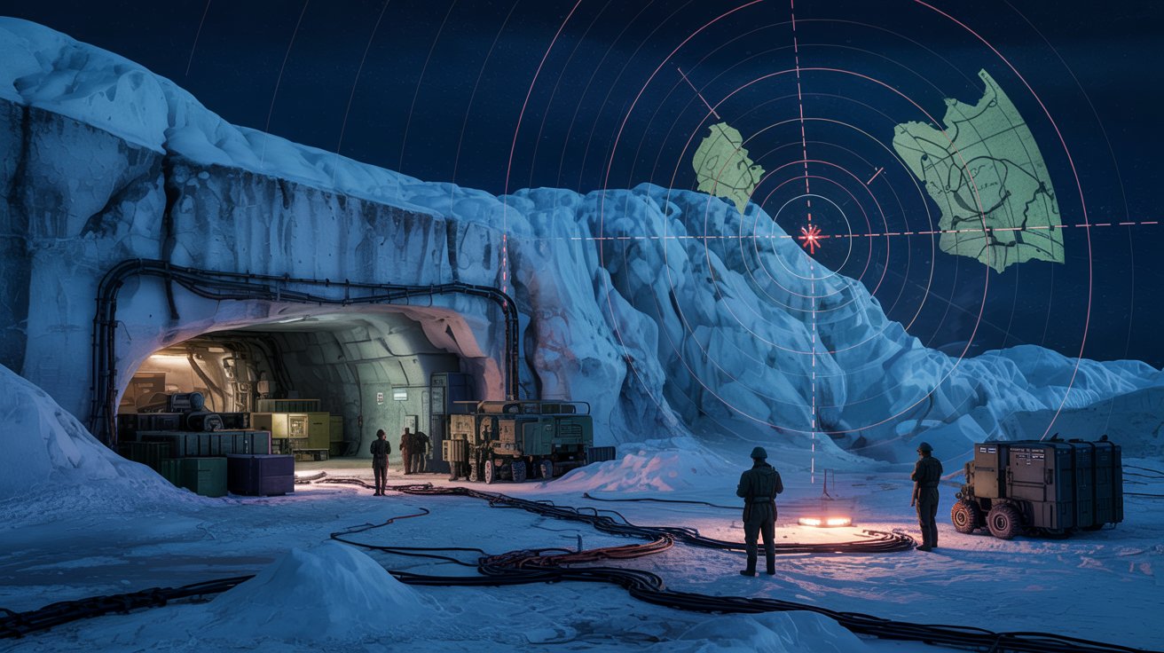 NASA revela base secreta dos EUA sob o gelo da Groenlândia, expondo riscos ambientais e segredos da Guerra Fria ainda ocultos pelo tempo.