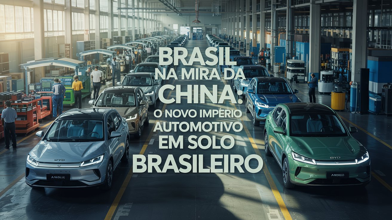 Montadoras chinesas ocupam antigas fábricas da Ford e Mercedes e redesenham o futuro automotivo do Brasil com bilhões em investimentos.