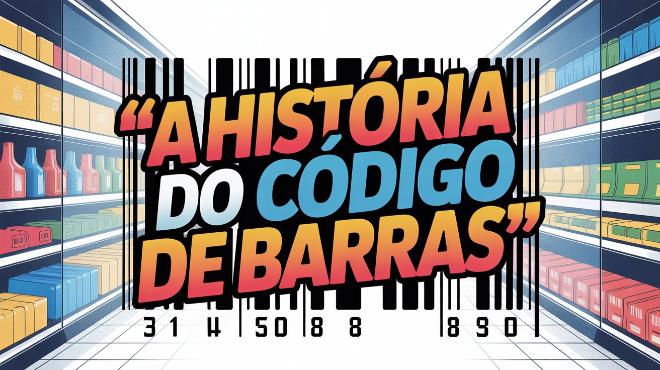 O código de barras nasceu de um traço na areia e virou o motor invisível do comércio global. Conheça a história dessa invenção revolucionária.