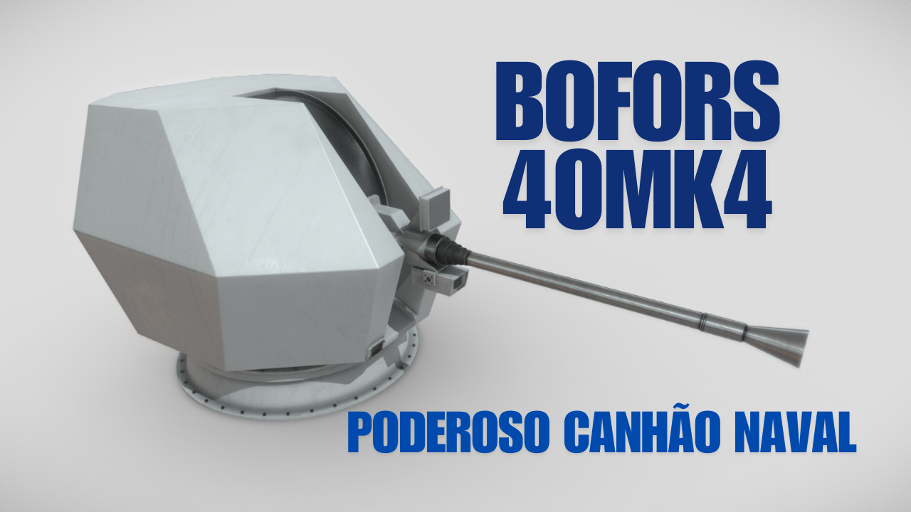 O canhão 40Mk4 da Bofors é a escolha de marinhas globais para defesa contra drones, mísseis e embarcações hostis.