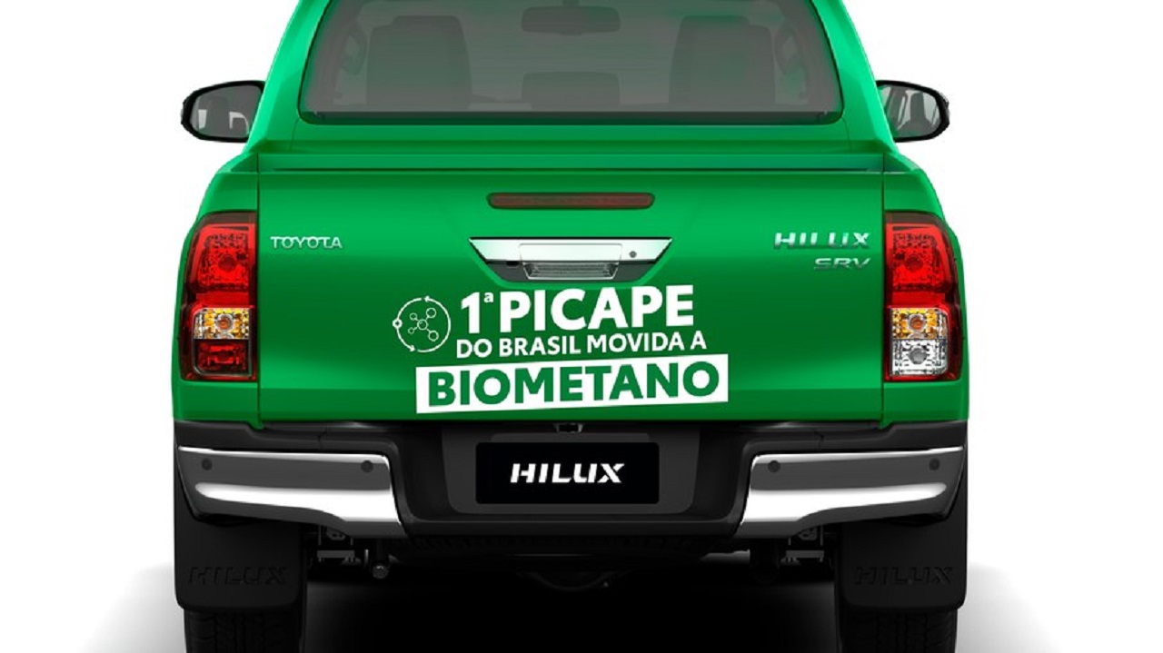 Toyota Hilux movida a biometano