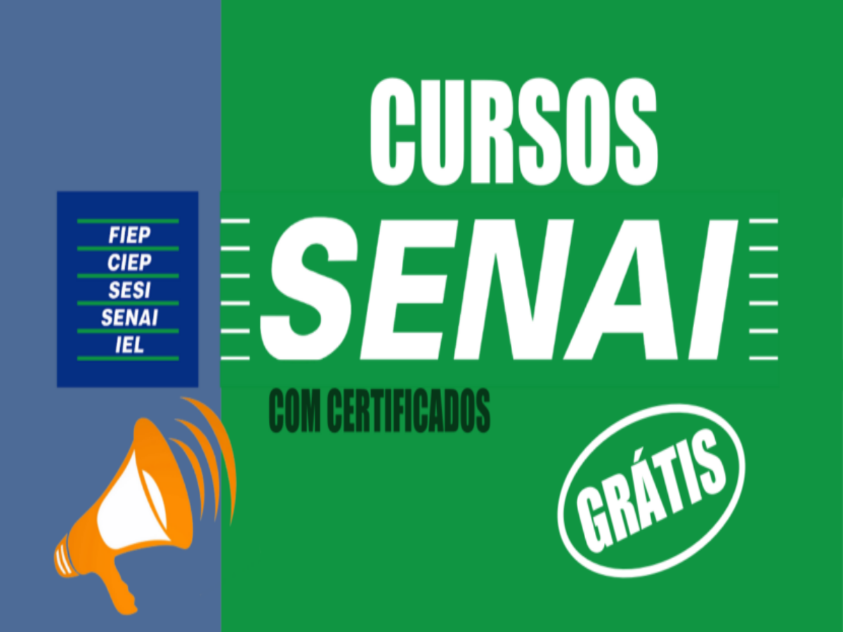 cursos - senai - senac- ead - qualificação profissional - cursos gratuitos - cursos online - cursos grátis
