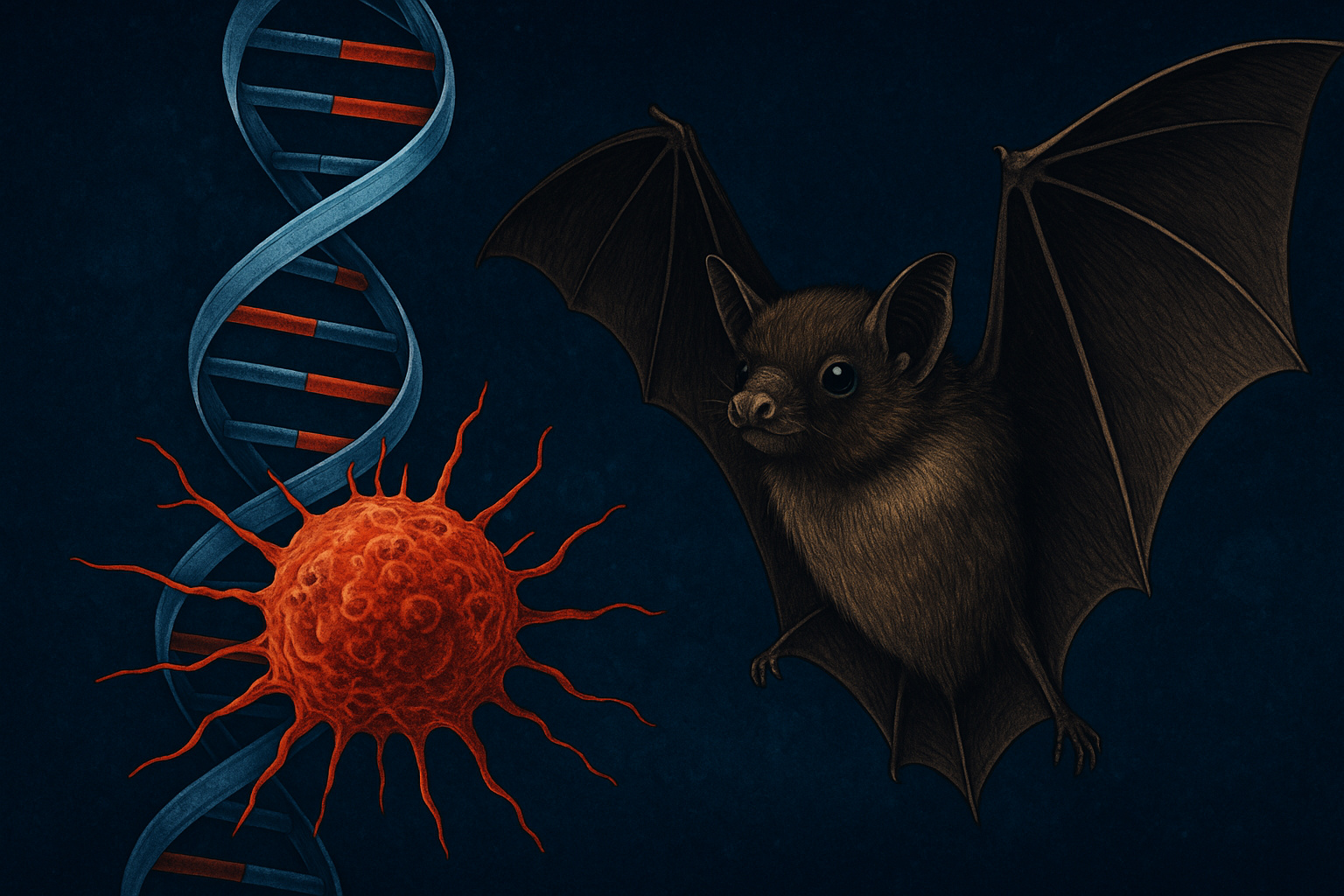 Morcegos, Câncer, Genes