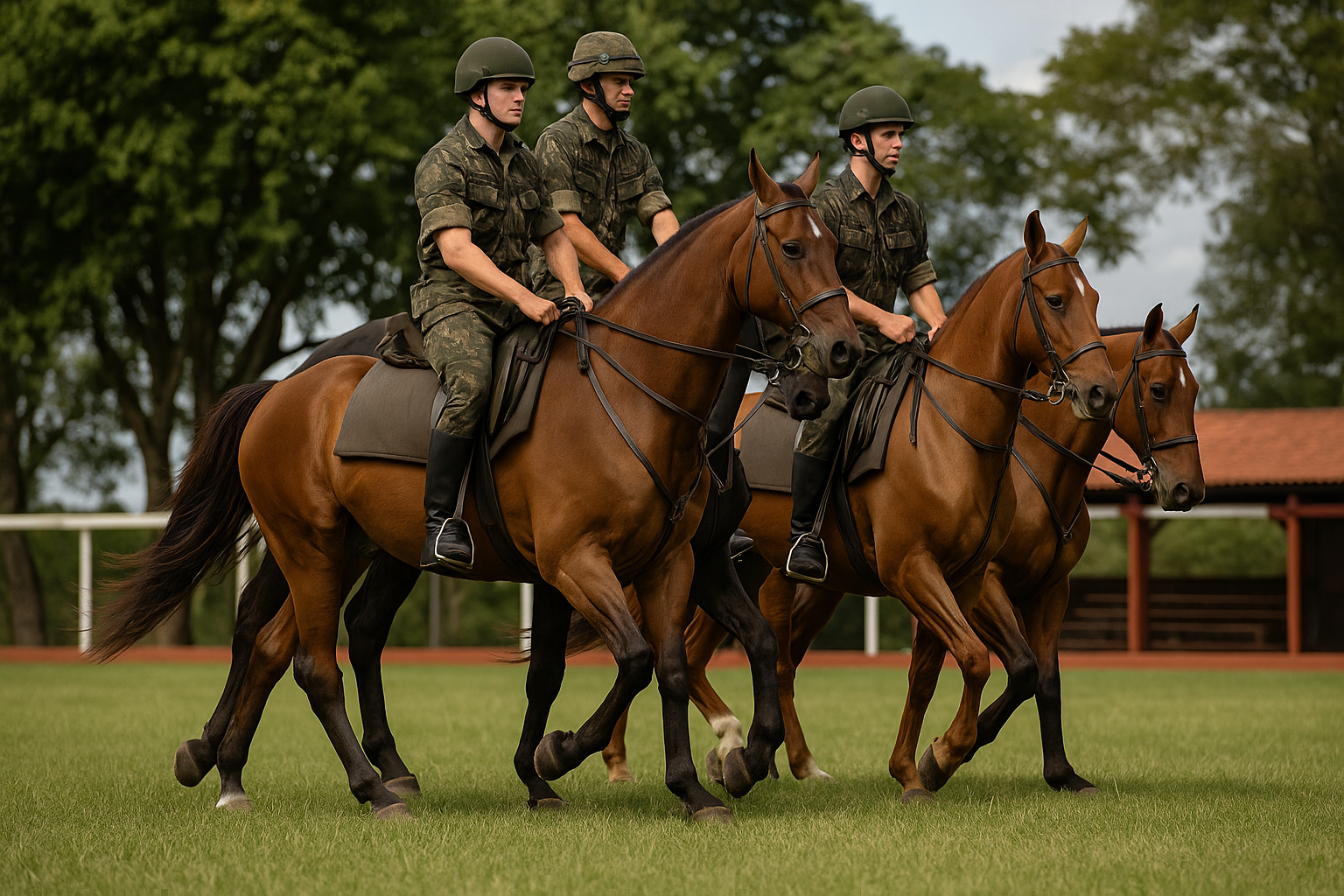 Cavalos, Guerra, cavalos militares, Fazendo