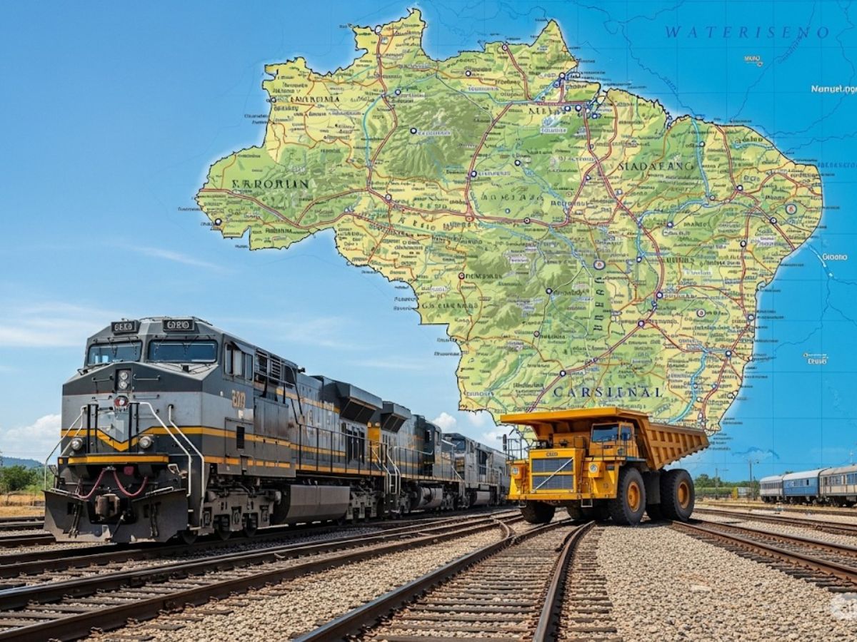 FIOL Tramo 2, nova ferrovia vital na Bahia, avança com 66% das obras. Conheça o trecho que integra o Novo PAC e será leiloado no corredor FICO/FIOL.