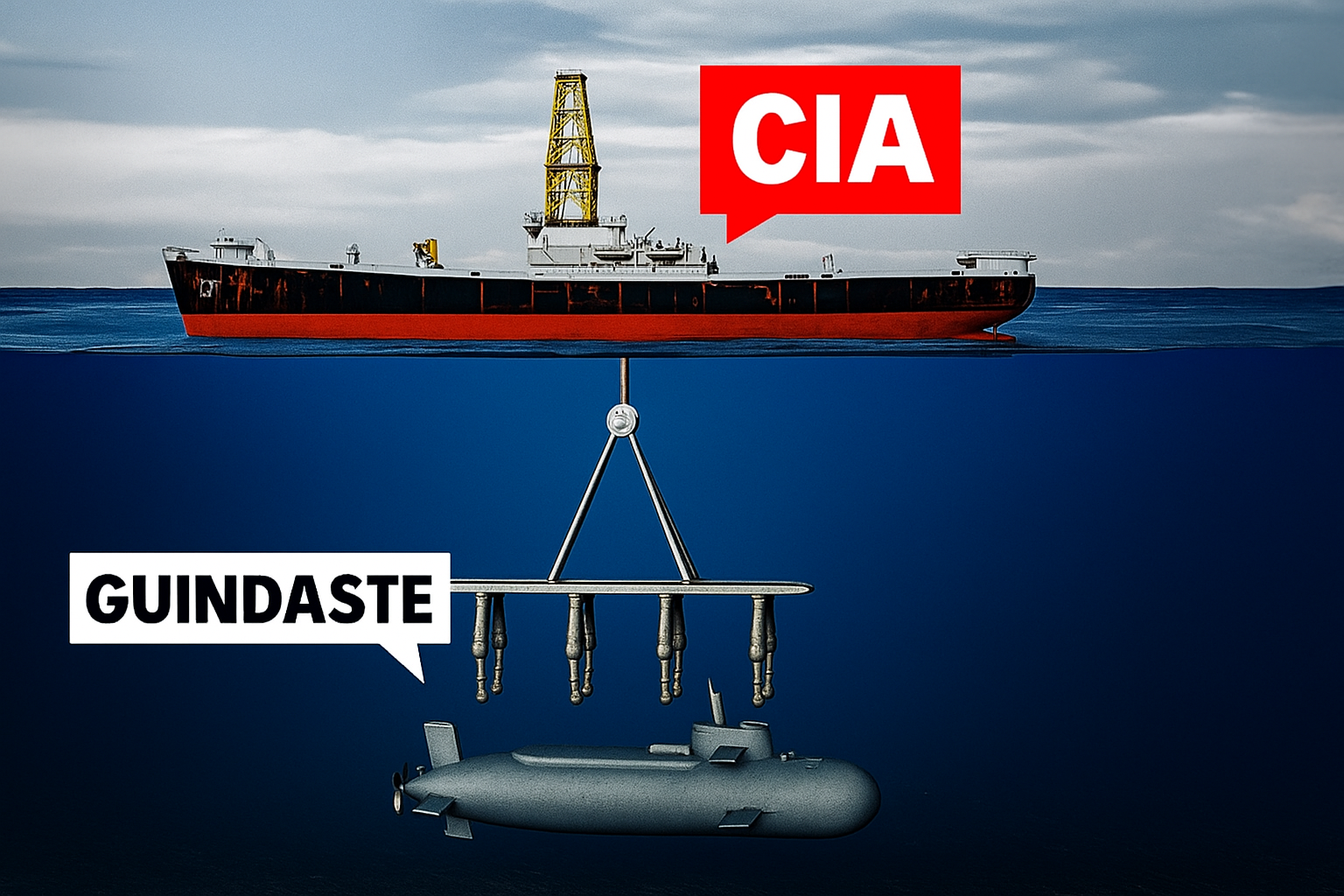 A missão quase impossível do Glomar Explorer - como a CIA tentou roubar um submarino afundado para obter tecnologia secreta da União Soviética