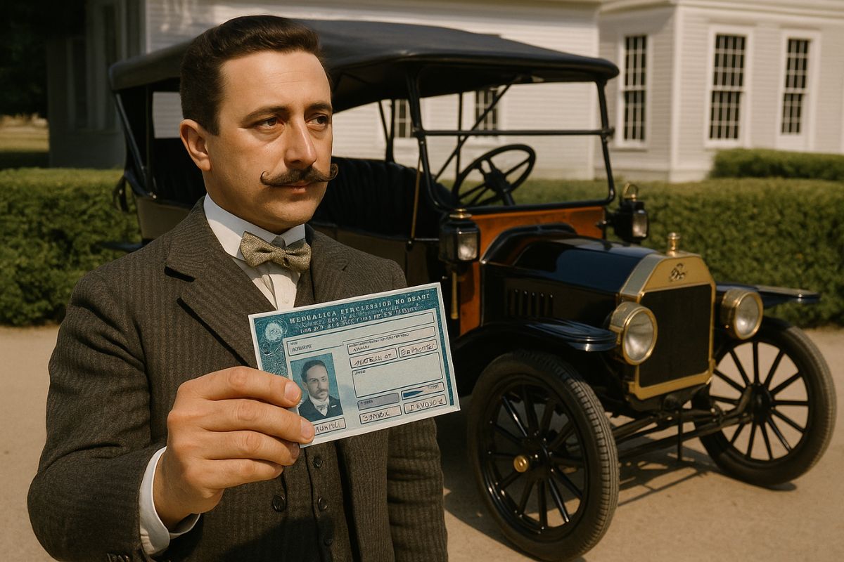 A história da primeira pessoa a tirar CNH no Brasil